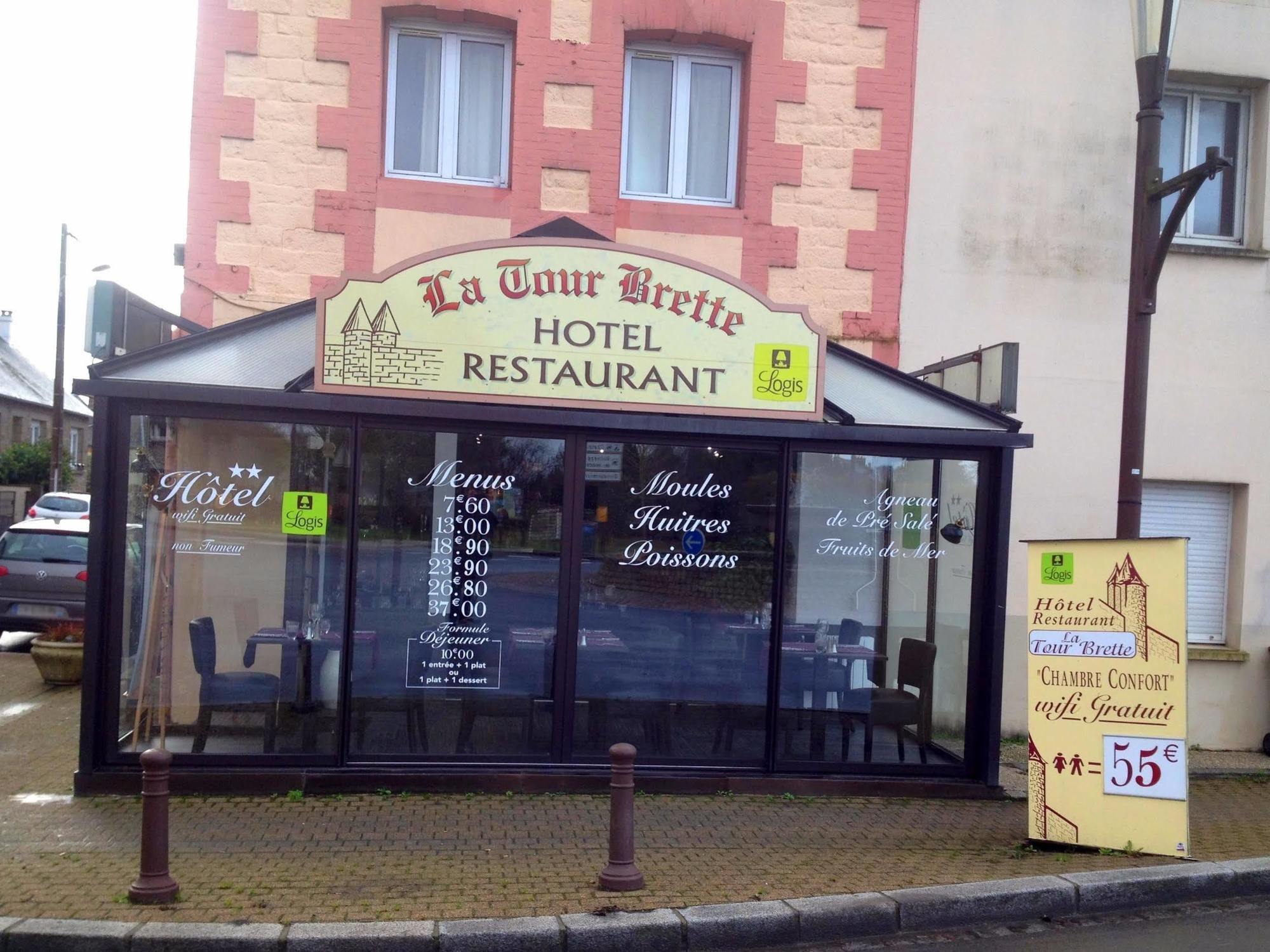 Logis Hotel Et Restaurant La Tour Brette Pontorson Exterior photo